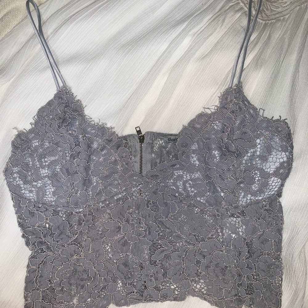 Charlotte Russe lace crop top